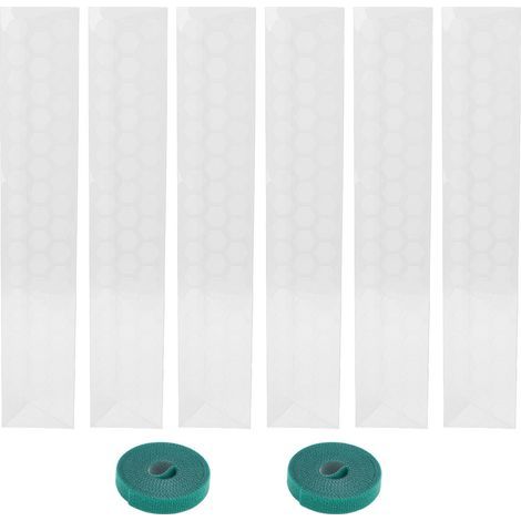 Plastic foam poles for Monstera, small and medium climbing plants, 17-inch stackable plant support, for indoor and outdoor pots, 6 pieces (1/5)