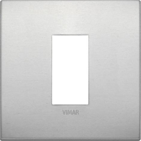 Placca Classic 1M naturale scatola rotonda Vimar Arkè 19641.15