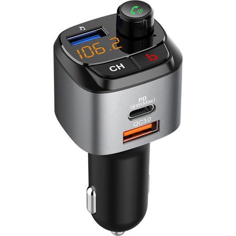 Émetteur FM Bluetooth, lecteur MP3 et amplificateur de basses