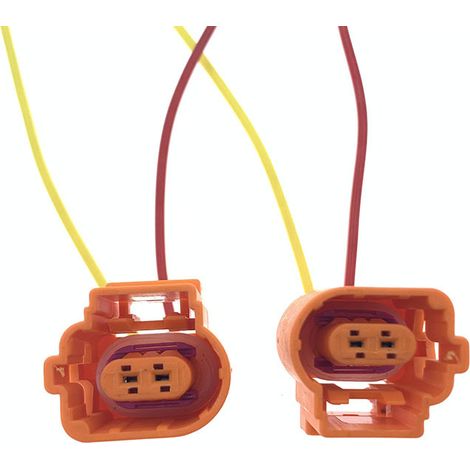 Connecteur universel à 2 broches pour frein de stationnement électronique Volkswagen et Audi / connecteur de modification de faisceau de câblage automobile 2P --JB2127-2P