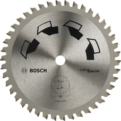 1x Lame de Scie Circulaire Special (pour Bois, Métaux non ferreux, Plastique, Ø 156 x 2.2/1.6 x 12.75 mm, 42 Dents, FT, Accessoire Scie Circulaire) (1/3)
