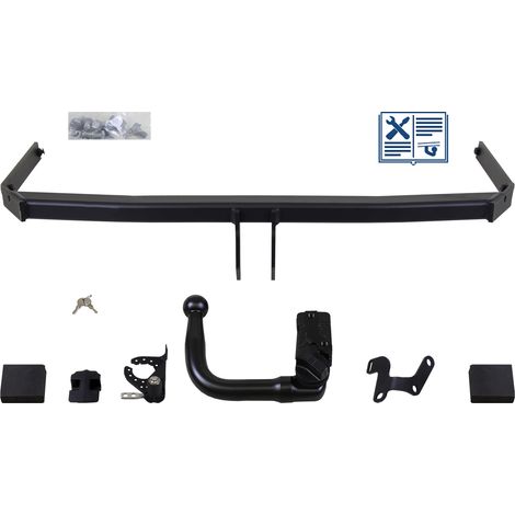 Attelage rotule démontable Brink + faisceau Trail-Tec universel 7 broches - FORD FIESTA VI (1/2)