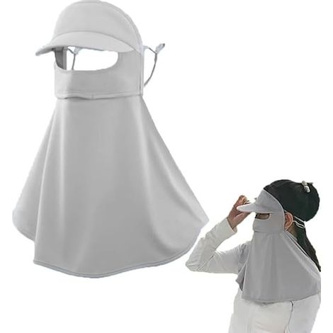 Vollgesichts-Sonnenschutzmaske mit Nackenschutz und UV-Schutz für Outdoor-Sportarten. (1/3)