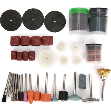 Ortviai Kit d'accessoires pour meuleuse électrique – 89 pièces pour meulage, polissage et découpe (1/5)