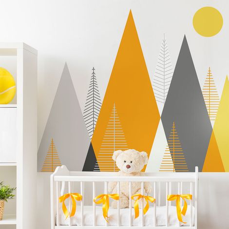 Stickers enfant montagnes scandinaves antartika 40 x 60 cm (1/5)