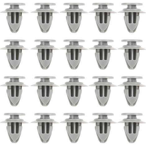 Lot de 20 Clips de Fixation pour Moulures d'ailes de Voiture 14 Mm KD53-51-W24 Compatible avec CX-3 DK CX-5 GH KE Et CX-9 TC. (1/5)