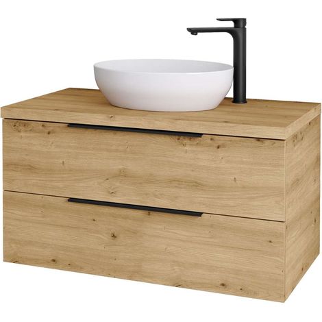 kielle Idolio - Armario con placa bajo el lavabo 100x54x50 cm, con recorte, caramelo 50024101