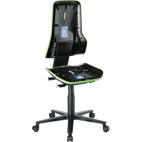Sedia Da Ufficio Esd Verde 2 Neon Con Sincronizzazione Ruote