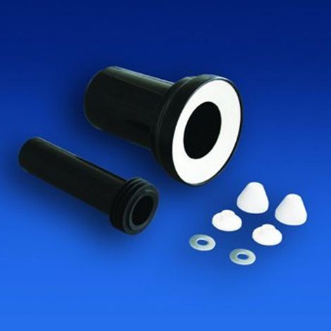 Sanit Raccordement WC suspendu droit 180mm kit de raccordement complet