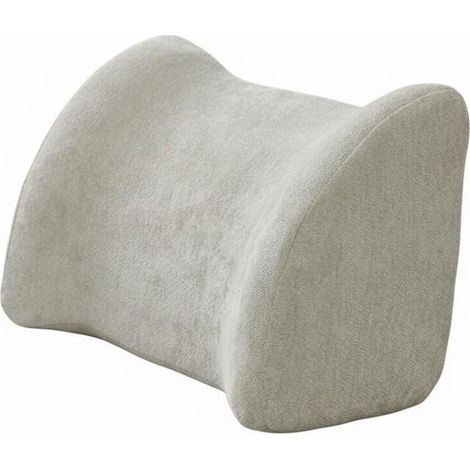Chenille Sofa Cushion, Lumbar Support Pillow, Back and Head Support, Soft, Wear-Resistant Fabric, Elastic Foam, Back Support, Beige, 50cm (1/5)