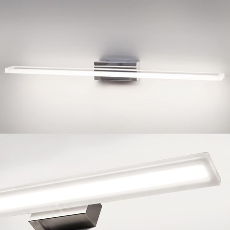 1 Applique Miroir,LED 60cm,Acier Inoxydable,IP44,Salle de Bain (1/5)