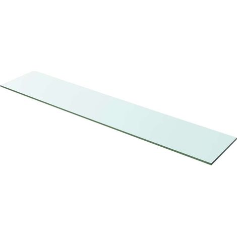 Mensola in Vetro Trasparente 100x20 cm vidaXL