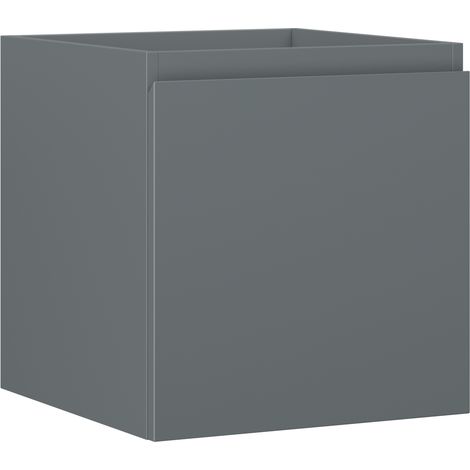 Mexen Orio Badezimmerschrank für Waschbecken 45 cm, 1 Schublade, Graphit matt - 91A10-04547-1-BF66 (1/5)