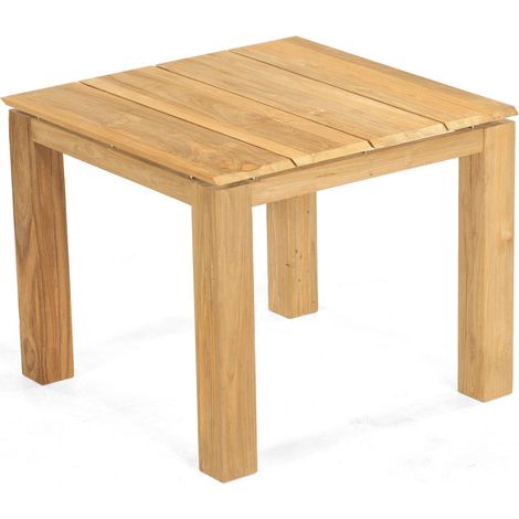 Tischgestell Base 90 x 90 cm Teakholz na tur