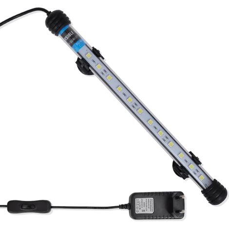 Lampe LED d'aquarium Plafonnier Ampoule LED 28 cm Blanc 78969 (1/5)