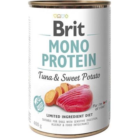 Thon et patate douce Brit Mono Protein 400 g (1/3)