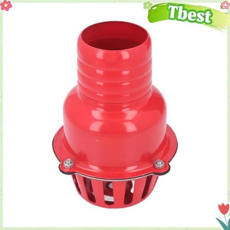 Clapet anti-retour de moteur à essence, pompe à eau, clapet de pied en alliage d'aluminium 3 pouces, joint d'étanchéité à rabat de