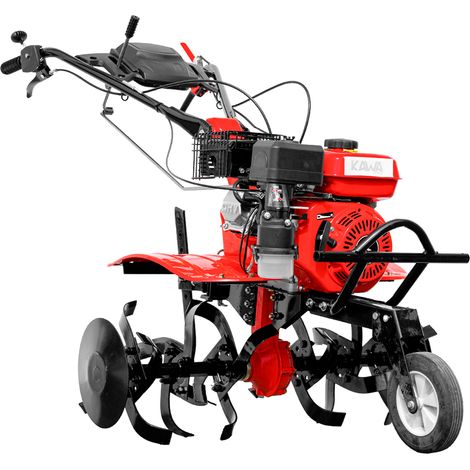 Motobineuse thermique 7CV 210cc – 2 vitesses avant – 24 fraises pour sol dur – Largeur de travail 100 cm – Moteur 4 temps – Kawapower (1/2)