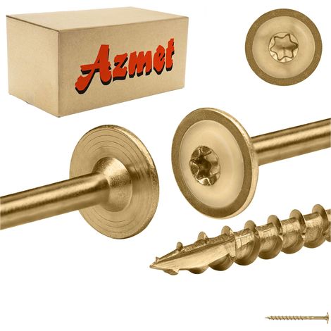 Vis à bois 6x80 - Tête plate Torx - 100 pièces - Résistant et durable pour vos projets de bricolage (1/5)