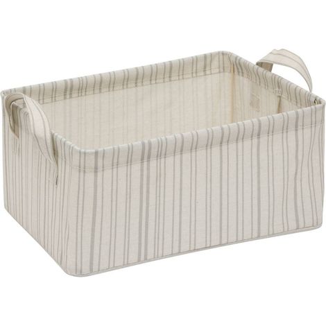 Cestino portaoggetti silnea rettangolare 25,5x35 cm beige - 5five (1/4)