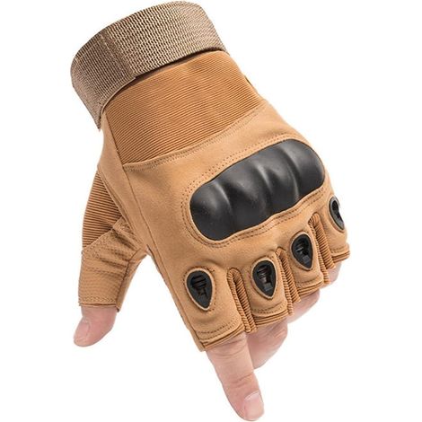 Gants résistants aux coupures, Gants tactiques d'extérieur Cyclisme Gants demi-doigts Entraînement sportif Résistant à l'usure Gants de fitness anti-dérapants anti-coupures Gant de travail de sécurité (1/5)