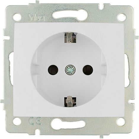 Base Bipolaire Avec T/tl 16a 250v Avec Obturateur S.europa Solera Erp60