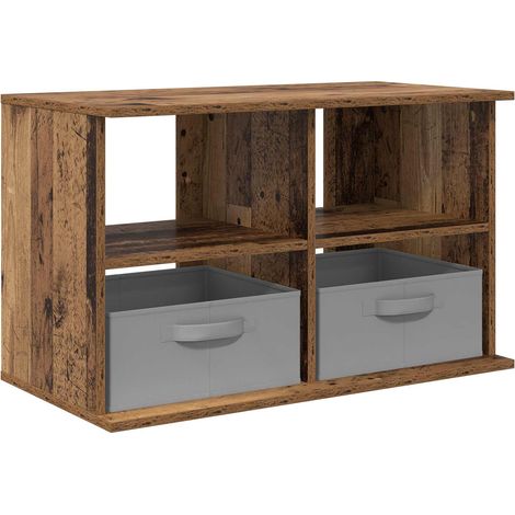Soporte para TV con cajón Madera vieja 79 x 40 x 48 cm vidaXL