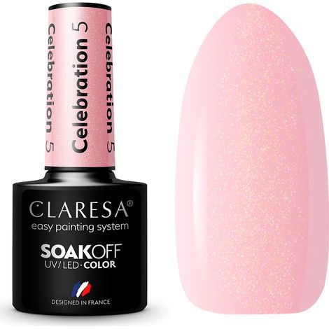 Esmalte de uñas híbrido Claresa Celebration 5-5 g (1/3)