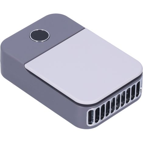 LED-Digitalanzeige-Ventilator, USB-Ladefunktion, tragbarer Nackenventilator für Zuhause und Outdoor, Marineblau (1/5)