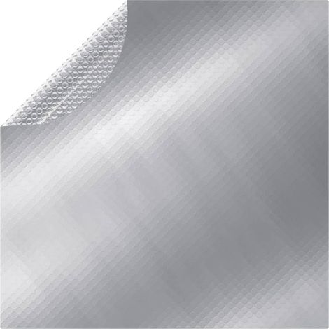 Poolabdeckung Silbern 488 cm PE