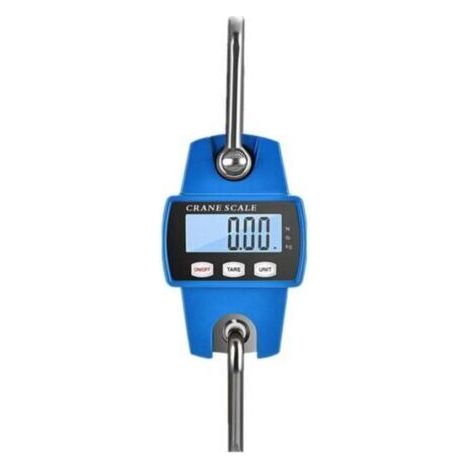 Balance de grue numérique, balance électronique suspendue 300 kg 660 lb, balance suspendue industrielle avec capteur précis, mini balance LCD portable avec crochet pour usine de ferme de chas (1/5)