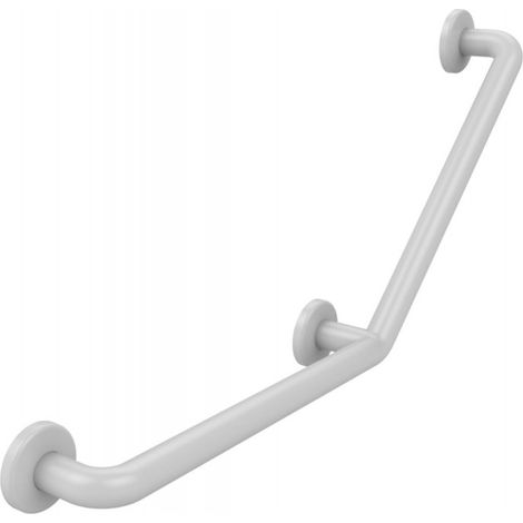 Barre d'Appui de Relèvement Coudée PRESTO 135° Blanc - 60529 (1/3)