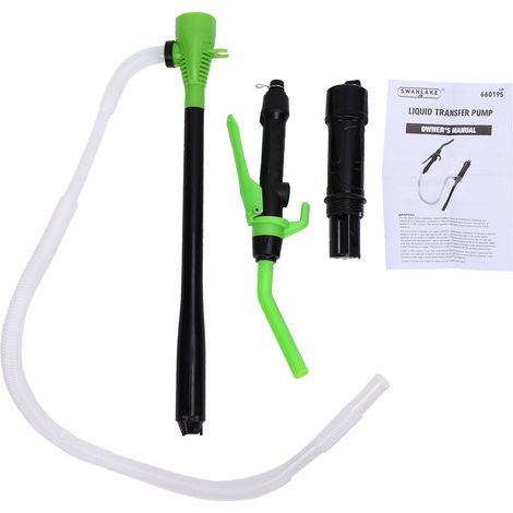 Pompa di trasferimento portatile, sifone a batteria per carburante, diesel, acqua, portata 2,2 GPM, controllo regolabile, liquido multiuso con filtro verde
