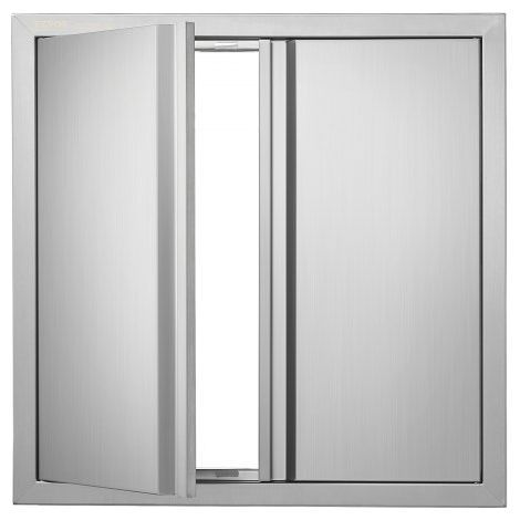 Porte d'Accès pour Barbecue Double Porte de Cuisine Extérieure (1/5)