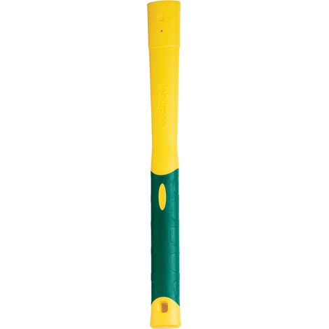 Manche pour Marteau et Hachette, Ovale 40 x 28 mm, Longueur 37 cm, en Fibres de Verre, Résistant et Ergonomique, Idéal pour les Travaux de Jardinage et de Bricolage