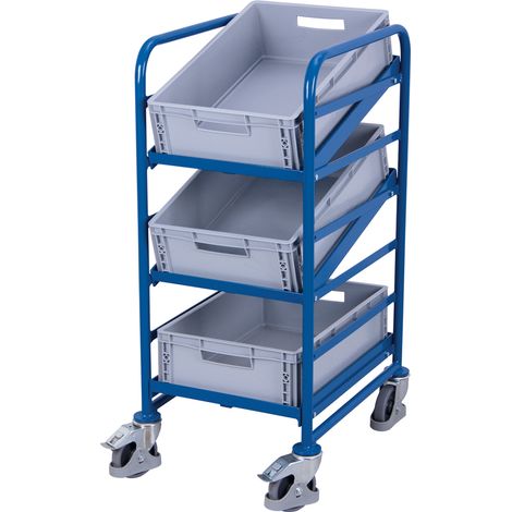 VARIOfit Eurokastenwagen mit 3 Kunststoffkästen (1/2)