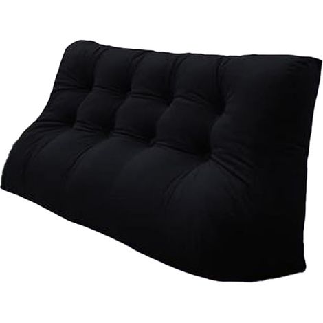 Oreiller en velours noir 160 cm (1/5)