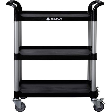 TOOLCRAFT 88 70 91 Servicewagen Aluminium, Kunststoff Herstellerfarbe: Aluminium (Natur), Schwarz (1/2)