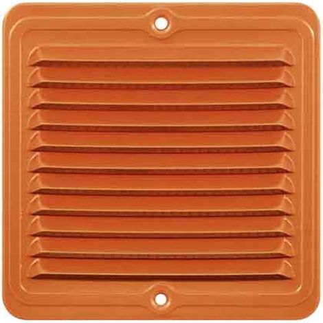GRIGLIA DI AERAZIONE QUADRA IN RAME 140x360 mm