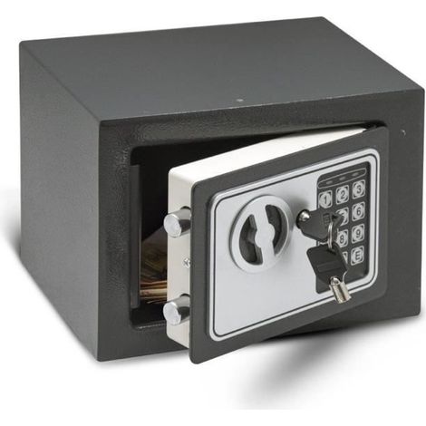 Coffre fort électronique - Work Men Security - CFE172317 - Dimensions extérieur 17 x 23 x 17 cm (1/4)