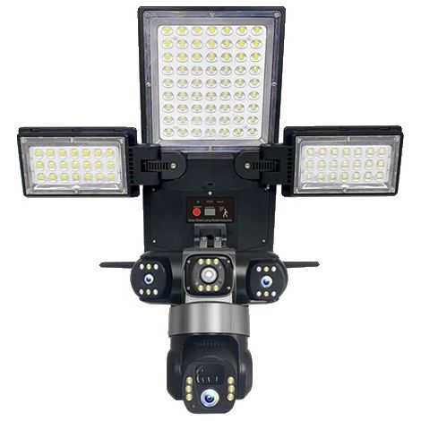 Telecamera di sicurezza, alimentata a energia solare, tracciamento AI, videosorveglianza, aggiungi 128 GB (1/2)