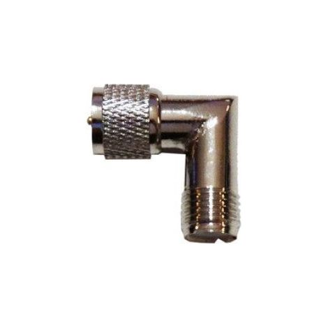 Adaptateur Antenne UHF - Mini Prise Droite Et Coudée - Pour Installation TV Intérieure Extérieure - Lot De 2 (1/3)