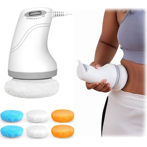 Masseur Anti Cellulite Electrique, Appareils pour L'abdomen, les Fesses, les Jambes, Massage avec 6 Coussinets Lavables pour Soulever, Raffermir et Lisser la Peau (1/5)