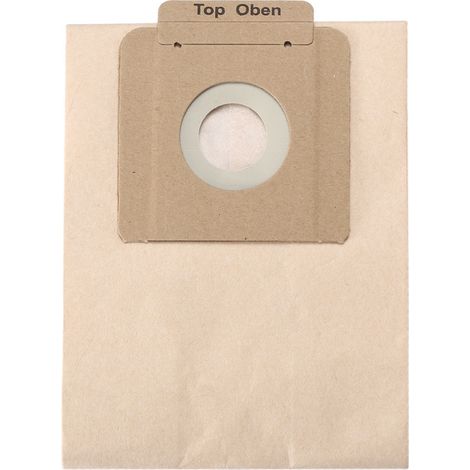 10 sacs à poussière en papier Kärcher T7/1, compatibles avec les aspirateurs K-archer T7, T9 et T10 (9.755-253.0). (1/5)
