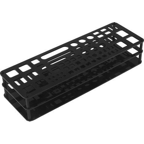 Tournevis Support de Rangement Organisateurs pour Tournevis Cruciforme Hexagonal Outils Organisateurs 63 Trous (1/5)