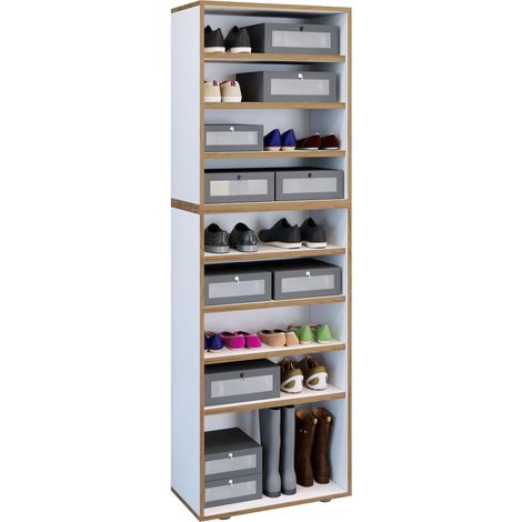 Estante de zapato de gabinete de zapatos Salia B60 183x60x33 - VCM (1/2)