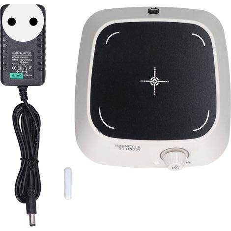 Magnetic Stirrer 300‑3000RPM Stepless Adjustment 3L Liquid Mixer Stir Plate 100‑240V for Laboratory EU Plug