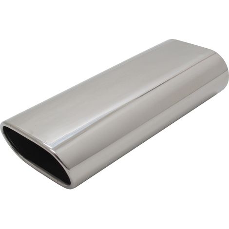 Embout d'échappement 75 x 135mm ovale à souder Silencieux arrière avec ABE (1/5)