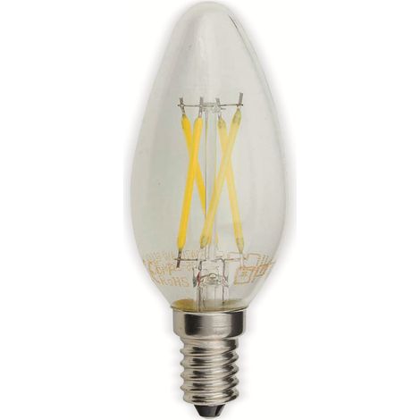 OPTONICA LED-Lampe 1473, E14, C35, EEK F, 4 W, 400 lm, 2700 K, dimmbar