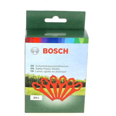 Lot de 24 plaquettes de coupe pour coupe-bordure – Coupe précise pour entretien jardin – Compatible avec Bosch Art26 - f016800183